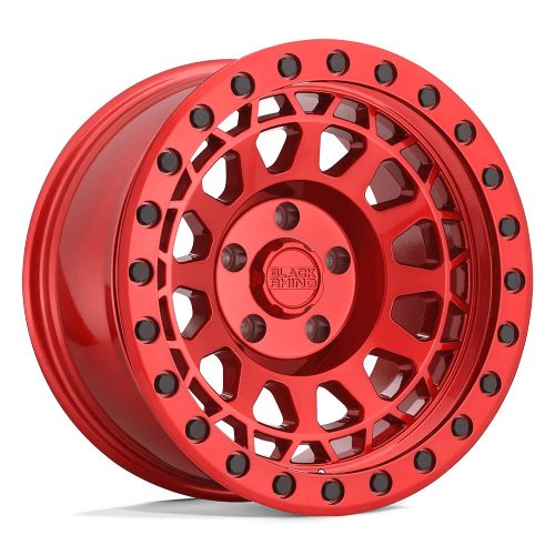 Jantă din aluminiu 17x9 ET0 6x139,7 Candy RED W/ Black Bolts Primm Black Rhino