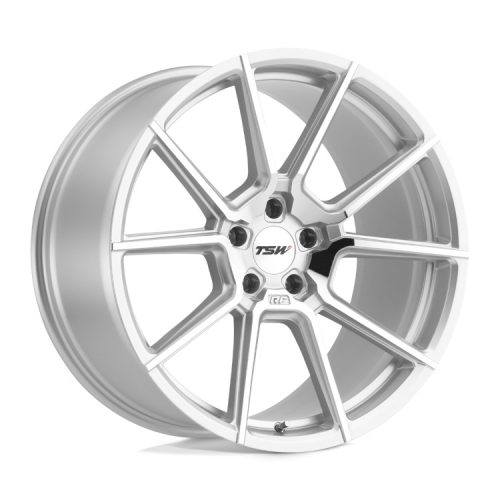 Alumínium felni 18x8.5 ET40 5x114.3 Chrono Silver W/ Mirror CUT Face TSW