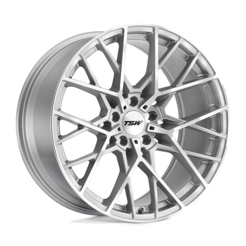 Alumínium felni 18x8.5 ET42 5x108 Sebring Silver W/ Mirror CUT Face TSW