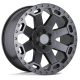 Jantă din aluminiu 18x9 ET-12 5x127 Matte Gunmetal Warlord Black Rhino