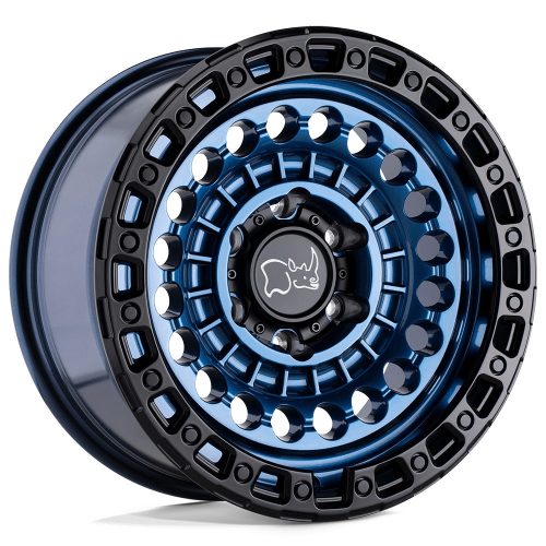 Jantă din aluminiu 20x9.5 ET12 8x165.1 Cobalt Blue W/ Black Ring Sentinel Black Rhino