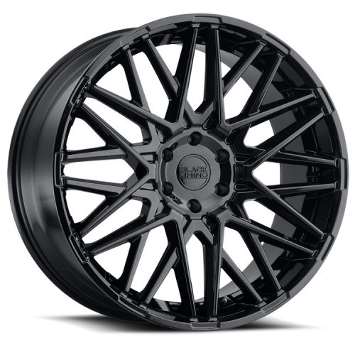 Jantă din aluminiu 22x10 ET35 5x127 Gloss Black Morocco Black Rhino