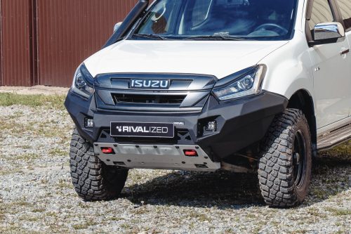 RIVAL4x4 bara de protecție față din aluminiu cu suport pentru troliu și LED-uri pentru Isuzu D-MAX 2017-2020