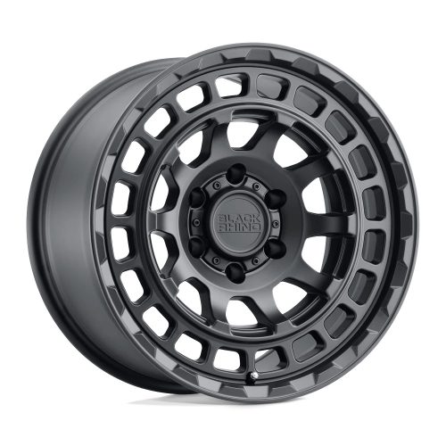 Jantă din aluminiu 16x8 ET-10 5x114.3 Matte Black Chamber Black Rhino