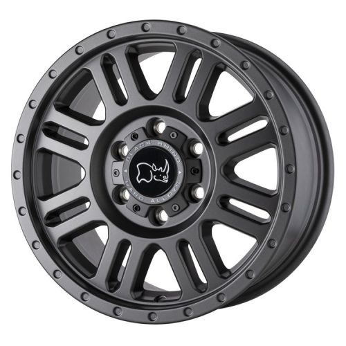 Jantă din aluminiu 16x8 ET45 6x130 Matte Gunmetal Yellowstone Black Rhino