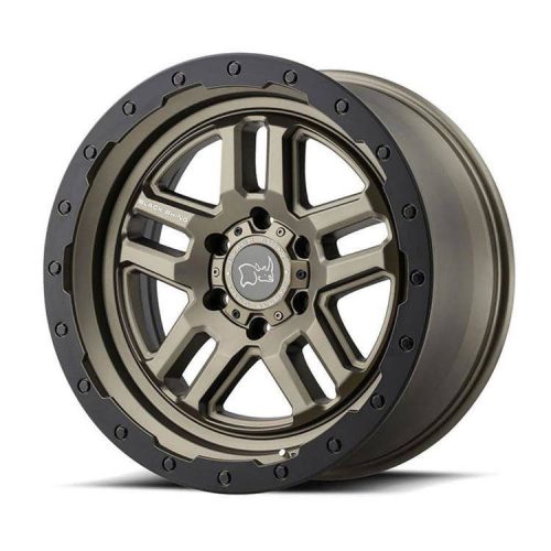 Jantă din aluminiu 17x8 ET30 5x120 Matte Black/Matte Bronze Barstow Black Rhino