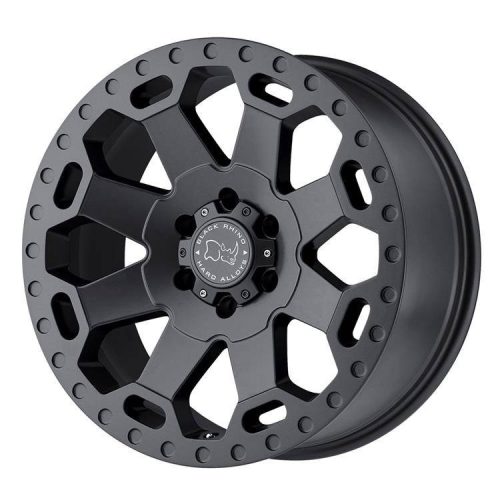 Jantă din aluminiu 17x8 ET30 5x127 Matte Gunmetal Warlord Black Rhino