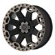 Jantă din aluminiu 17x8 ET35 5x114.3 Matte Black/Machined Dark Warlord Black Rhino