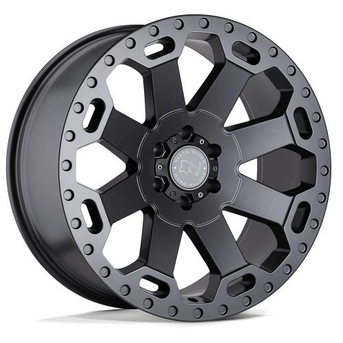 Jantă din aluminiu 17x8 ET52 6x130 Matte Gunmetal Warlord Black Rhino