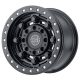 Jantă din aluminiu 17x8.5 ET0 6x139,7 Matte Black Garrison Beadlock Black Rhino