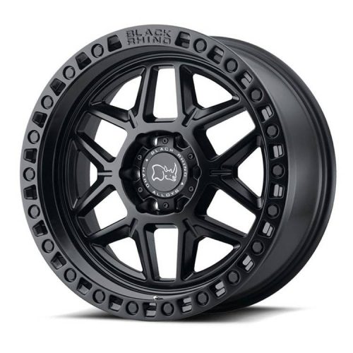 Jantă din aluminiu 17x9 ET0 5x127 Matte Black Kelso Black Rhino