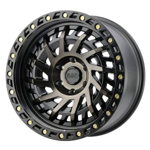 Jantă din aluminiu 17x9 ET-18 5x127 Matte Black Machined/Dark Tint Shredder Black Rhino