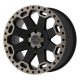 Jantă din aluminiu 18x8 ET30 5x127 Matte Black/Machined Dark Tint Lip Warlord Black Rhino