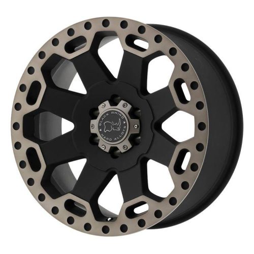 Jantă din aluminiu 18x8 ET35 5x110 Matte Black/Machined Dark Warlord Black Rhino