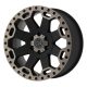 Jantă din aluminiu 18x8 ET35 5x110 Matte Black/Machined Dark Warlord Black Rhino