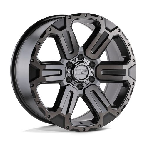 Jantă din aluminiu 18x9 ET12 6x139,7 Matte Gunmetal W/ Brushed Face & Gunmetal Tint Wanaka Black Rhino