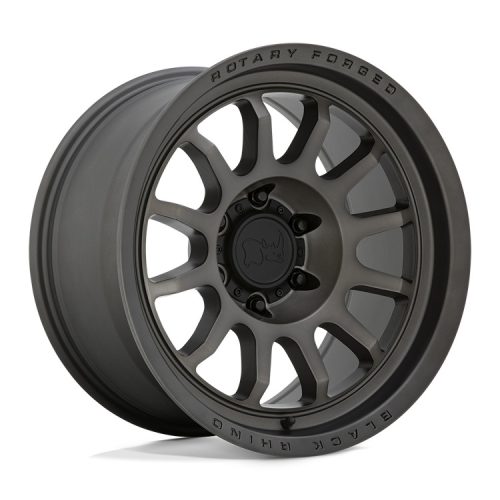 Jantă din aluminiu 20x8.5 ET0 6x114.3 Matte Brushed Gunmetal Rapid Black Rhino