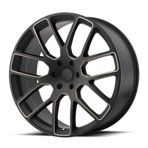 Jantă din aluminiu 20x9 ET15 6x139,7 Kunene Matte Black/Dark Tint Milled Black Rhino