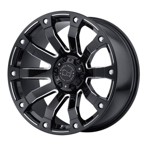 Jantă din aluminiu 20x9 ET0 5x139.7 Gloss Black Milled Selkirk Black Rhino