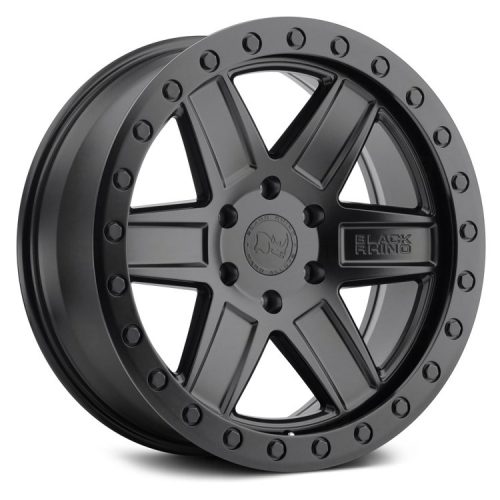 Jantă din aluminiu 20x9.5 ET0 5x139.7 Matte Black Attica Black Rhino