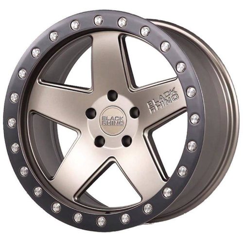 Jantă din aluminiu 20x9.5 ET0 5x139.7 Matte Bronze Crawler Black Rhino