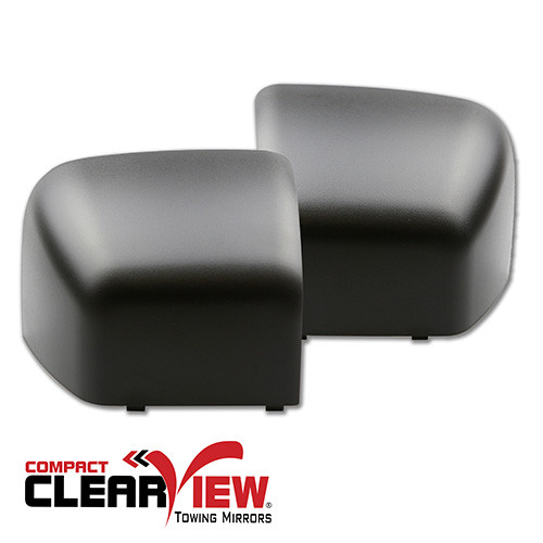 ClearView  Capace pentru oglinzi de remorcare „compact” negre