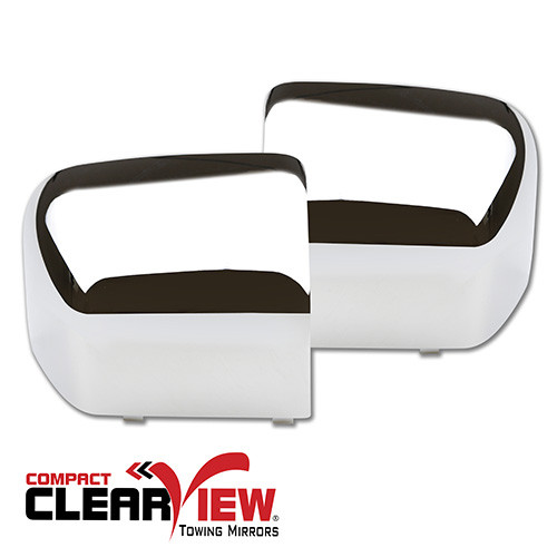 ClearView Capace pentru oglinzi de remorcare „Compact” cromate