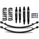 Suspensii EFS +50 mm kit înălțare șasiu Toyota Land Cruiser HDJ VDJ 78 79 lung închis, pick-up 2007->  ELITE