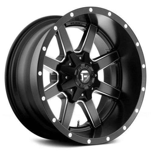 Alumínium felni 22x10 ET-24 6x139,7/6x135 D538 Maverick Matte Black Milled Fuel