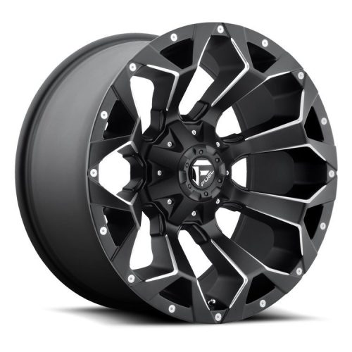 Alumínium felni 20x9 ET1 6x139,7/6x135 D546 Assault Matte Black Milled Fuel