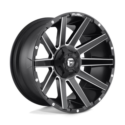 Alumínium felni 20x9 ET1 6x135/6x139,7 D616 Contra Matte Black Milled Fuel