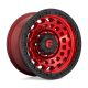 Alumínium felni 17x9 ET1 5x127 D632 Zephyr Candy RED Black Bead Ring Fuel