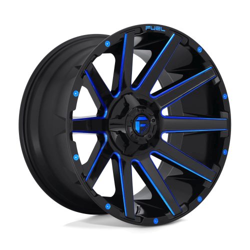 Alumínium felni 18x9 ET1 6x135/6x139,7 D644 Contra Gloss Black Blue Tinted Clear Fuel