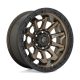 Alloy Wheel 15x8 ET-19 6x139.7 D696 Covert Matte Bronze Black Bead Ring Fuel