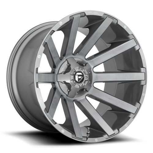 Alumínium felni 22x10 ET-19 6x139,7/6x135 D714 Contra Brushed Gun Metal/Tinted Clear Fuel