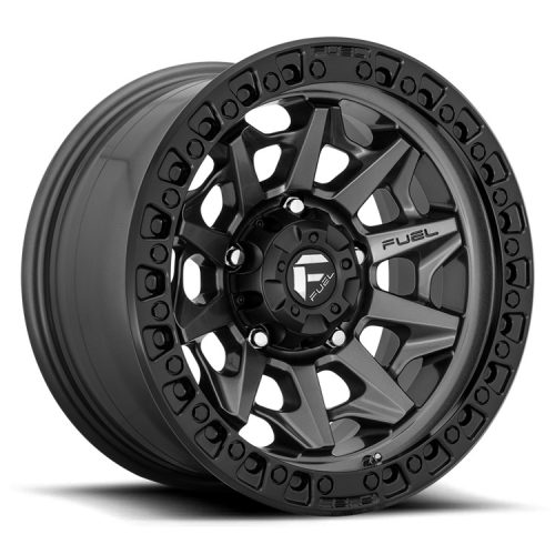 Alumínium felni 17x8.5 ET14 6x139,7 D716 Covert Matte GUN Metal Black Bead Ring Fuel