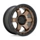 Alumínium felni 18x9 ET-12 5x127 D751 Block Matte Bronze W/ Black Ring Fuel