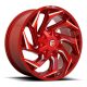 Alumínium felni 20x9 ET1 6x135/6x139,7 D754 Reaction Candy RED Milled Fuel