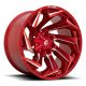 Alumínium felni 22x10 ET-18 6x135/6x139,7 D754 Reaction Candy RED Milled Fuel