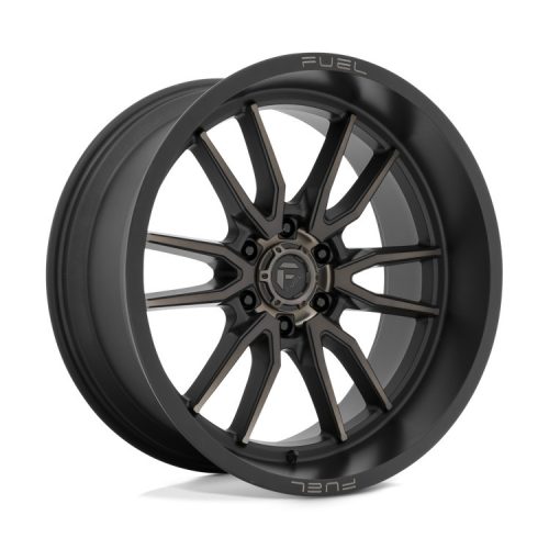 Alloy Wheel 22x10 ET-18 6x139.7 D762 Clash Matte Black Double Dark Tint Fuel