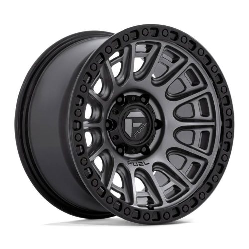 Alumínium felni 17x9 ET-12 5x127 D835 Cycle Matte Gunmetal W/ Black Ring Fuel