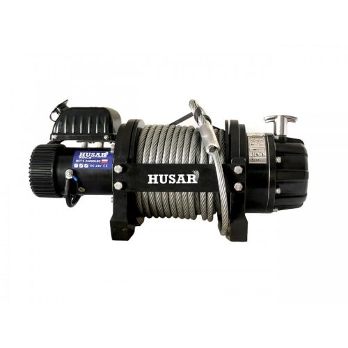 Troliu electric HusarWinch S 26000 lbs (11 793 kg) cu cablu de oțel