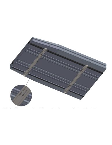 Set de montare pentru cort de acoperiș IOD Performance pentru suportul de acoperiș Nissan Patrol Y60/61