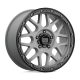 Alumínium felni 18x8.5 ET35 5x127 KM535 Grenade Off-road Matte Gray W/ Matte Black LIP KMC