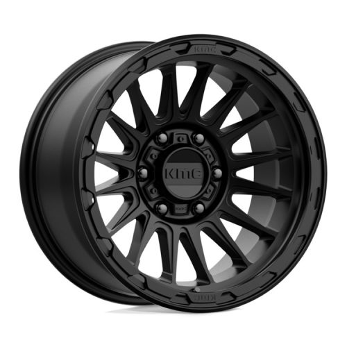 Alloy Wheel 17x9 ET-12 6x139.7 KM542 Impact Satin Black KMC