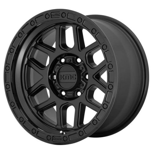 Alumínium felni 17x8.5 ET0 5x127 KM544 Satin Black/Gloss Black Lip KMC