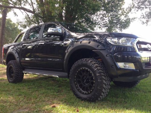 Evazări din plastic Kut Snake 4cm Ford Ranger PX2 PX3 2016-> 40mm EXTRA SLIM