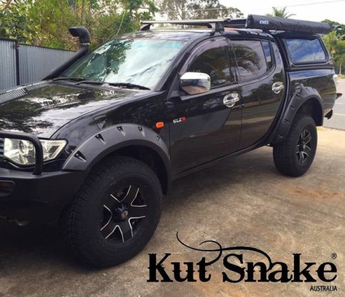 Evazări din plastic Kut Snake pentru Mitsubishi L200 2005-2015 MONSTER 95mm