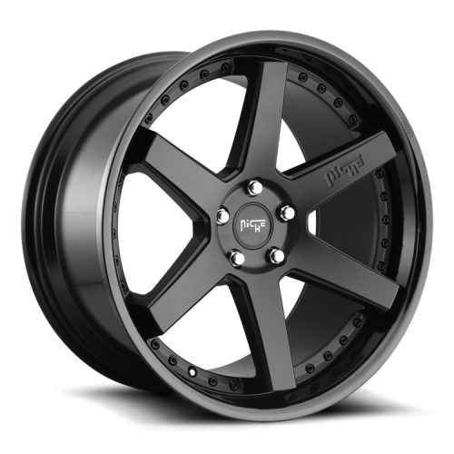 Alumínium felni 19x8.5 ET35 5x114.3 M192 Altair Gloss Black Matte Black Niche Road Wheels