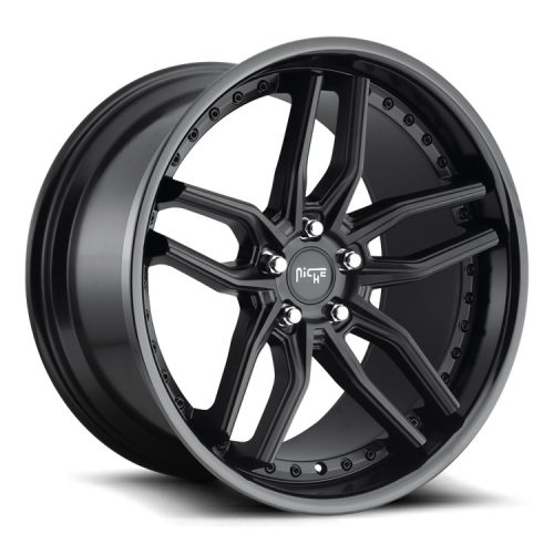 Alumínium felni 19x8.5 ET35 5x120 M194 Methos Gloss Black Matte Black Niche Road Wheels